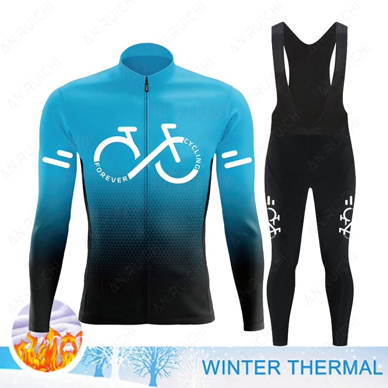 Зимний комплект из термофлисов – обзор и цена Cycling Gear Jersey