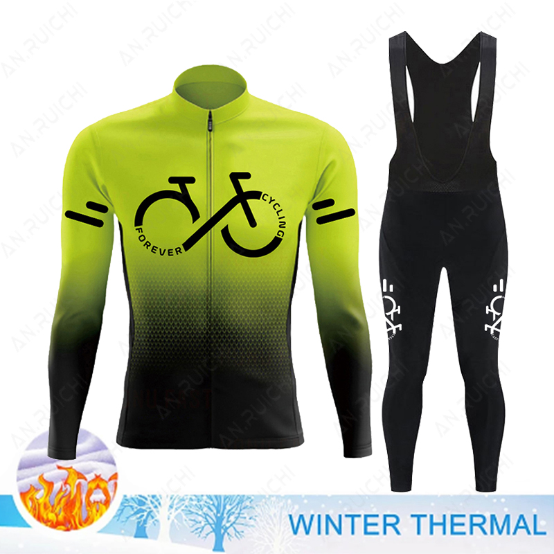 Зимний комплект из термофлисов – обзор и цена Cycling Gear Jersey