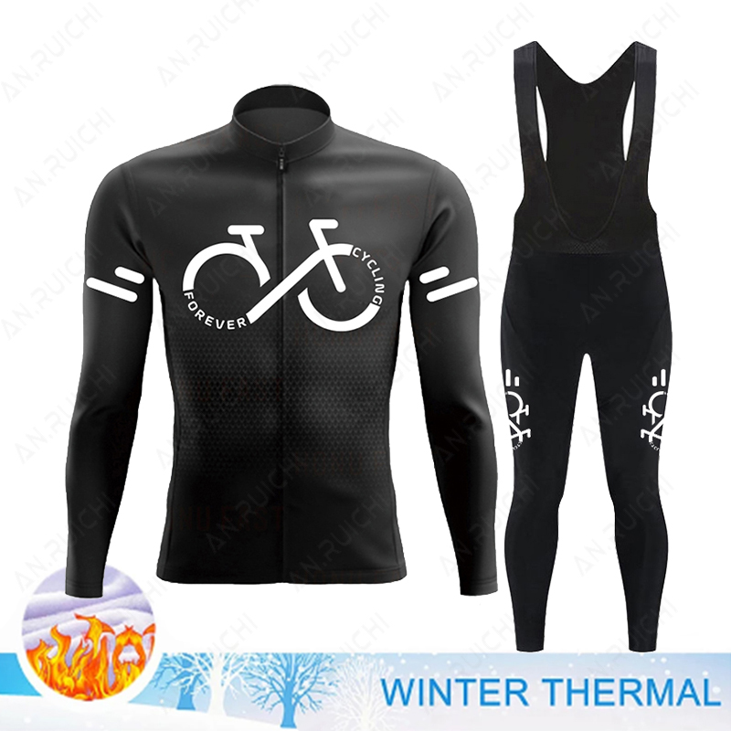 Зимний комплект из термофлисов – обзор и цена Cycling Gear Jersey